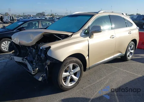 2010 Lexus Rx 350 z USA, uszkodzony, nr VIN 2T2BK1BA8AC007652